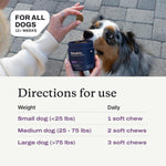 PetLab Co. pork flavored bite-sized chews for dog digestive health maintenance