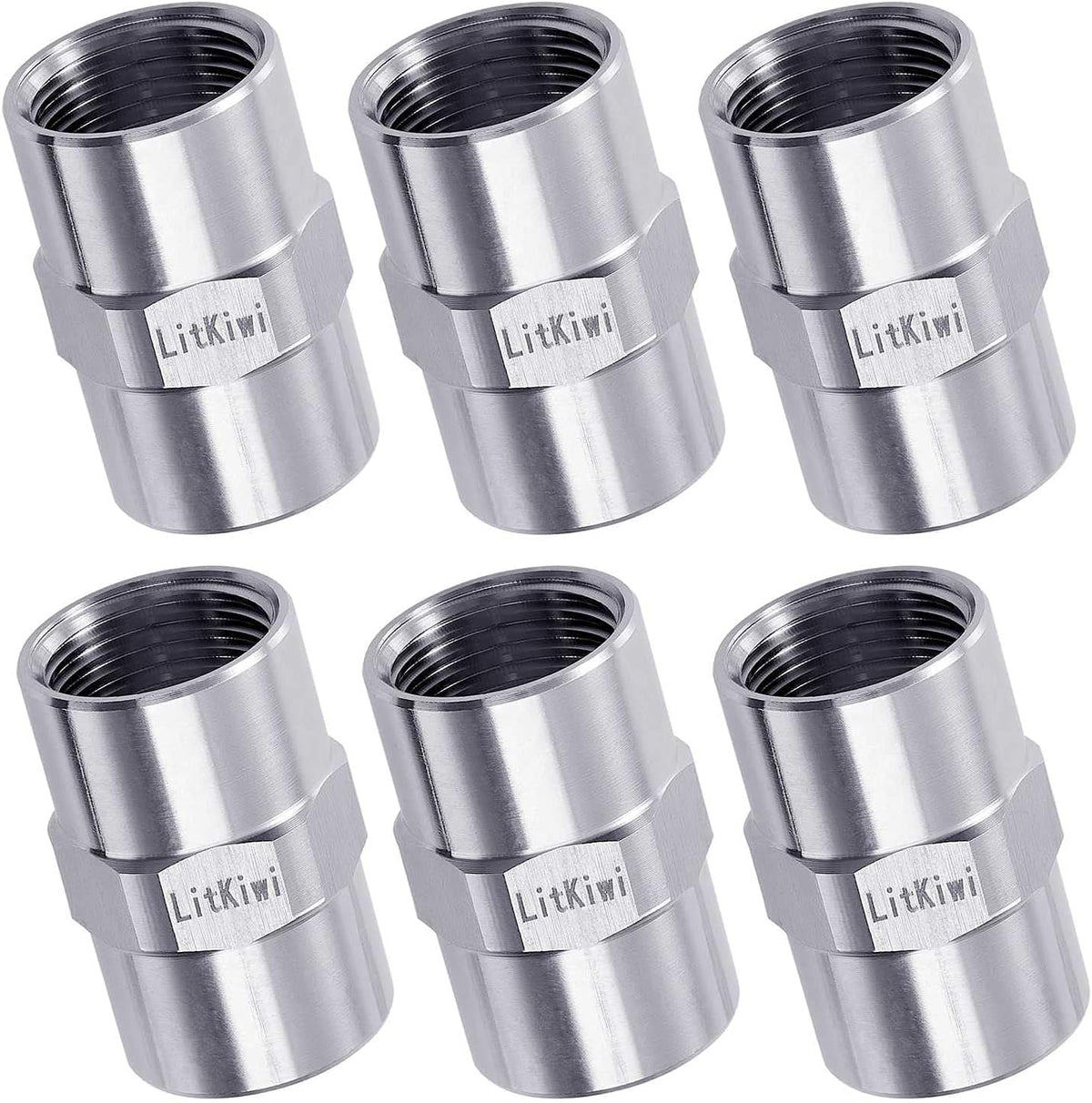 LitKiwi 304 stainless steel plumbing adapter package contents