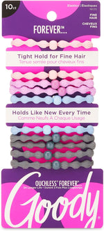 Goody Ouchless Forever Fine Hair Elastics front view packaging