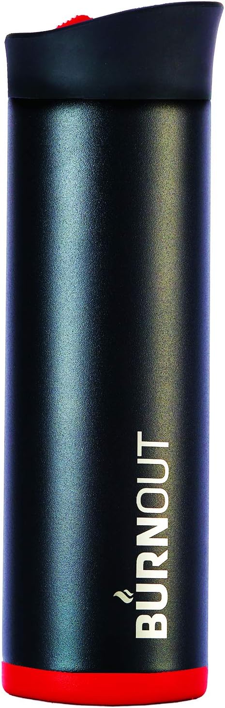 LEXO BURNOUT Temperature Regulating Travel Mug 12 oz Red - Drink NOW & Heat-Zorb Tech - Image 13