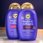 OGX 13 Fluid Ounce conditioner bottle texture demonstration