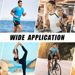 Lycra fabric workout phone holder showing breathable material texture