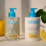 Bliss professional spa formula hand cream and wash duo ingredients view