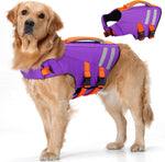 LeLePet Dog Life Jacket, High Flotation Dog Life Vest for Swimming, Boating, Ripstop Reflective Pet Swim Vest for Small Medium Large Dogs Pool Floats Adjustable Swimming Vest for Dogs Water Safety - Image 11