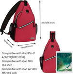 Mosiso small crossbody bag zipper compartments and pockets