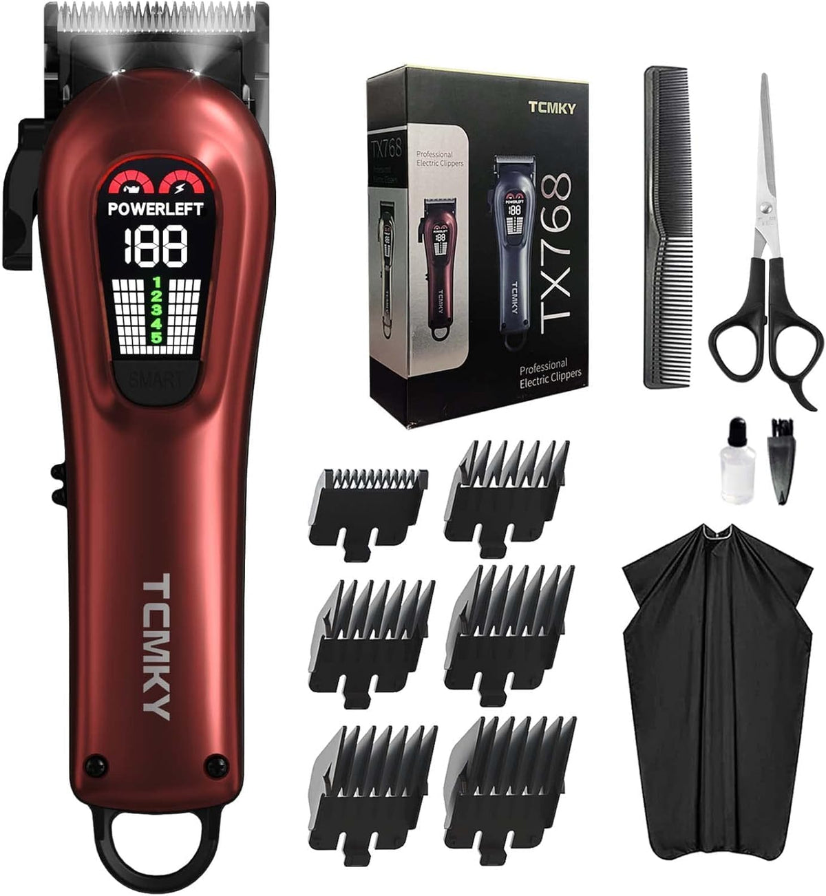 TCMKY black hair clipper blade close up