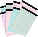 PerKoop 8 Pcs Writing Note Pads front view stationery