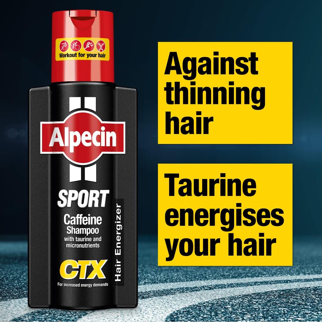 Alpecin Sport Caffeine Shampoo back label details