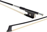 Mivi viola bow ebony frog detail
