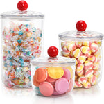 Nagpew clear candy jar front view kitchen storage