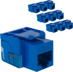 ICC CAT5e Keystone Jack with Inline IDC No Pair Split Wiring (Easier Termination) UL Listed PoE++ TAA VoIP Compliant for Wall Plate or Patch Panel, Works with JackEasy Termination Tool, Red - Image 12