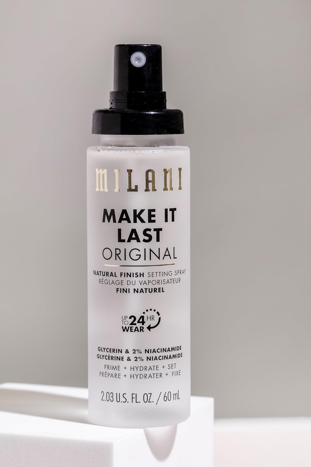 Milani Bright Side brightening primer cream tube with skin loving ingredients showcase