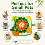 Machine washable Générique small animal slow feeder snuffle mat being cleaned