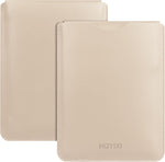 HoYiXi white 6-inch e-reader leather sleeve front view