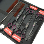 Professional right handed dog grooming kit with adjustable tension key