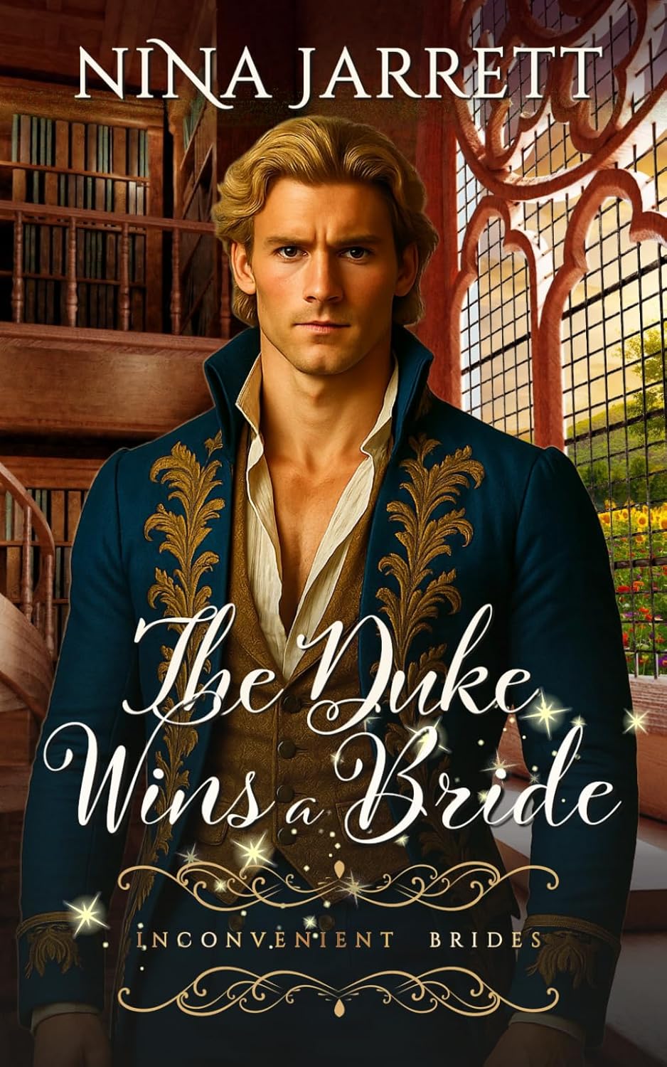 The Duke Wins a Bride Nina Jarrett paperback book cover front view