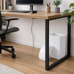 Waikhomes 14L Trash Can styled in a modern bathroom setting
