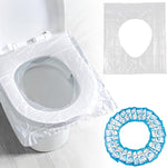 RAINFLOW disposable toilet seat cover front view of the commercial sixty pack packaging box.