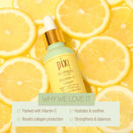 Detailed view of Pixi beauty Vitamin C serum label