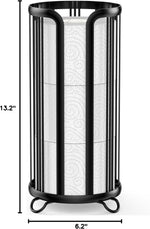 Epicano modern bathroom accessories black stand