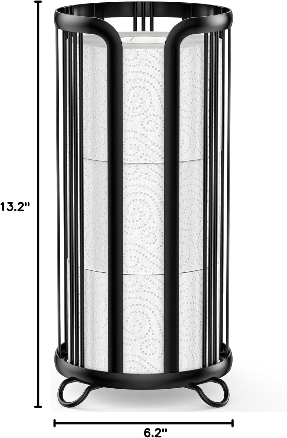 Epicano modern bathroom accessories black stand