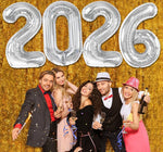 IWERP graduation party decorations featuring metallic number foil