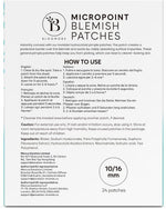 Demonstration of early stage blemish patch application