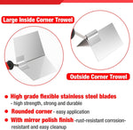 Goldblatt inside corner trowel soft grip handle