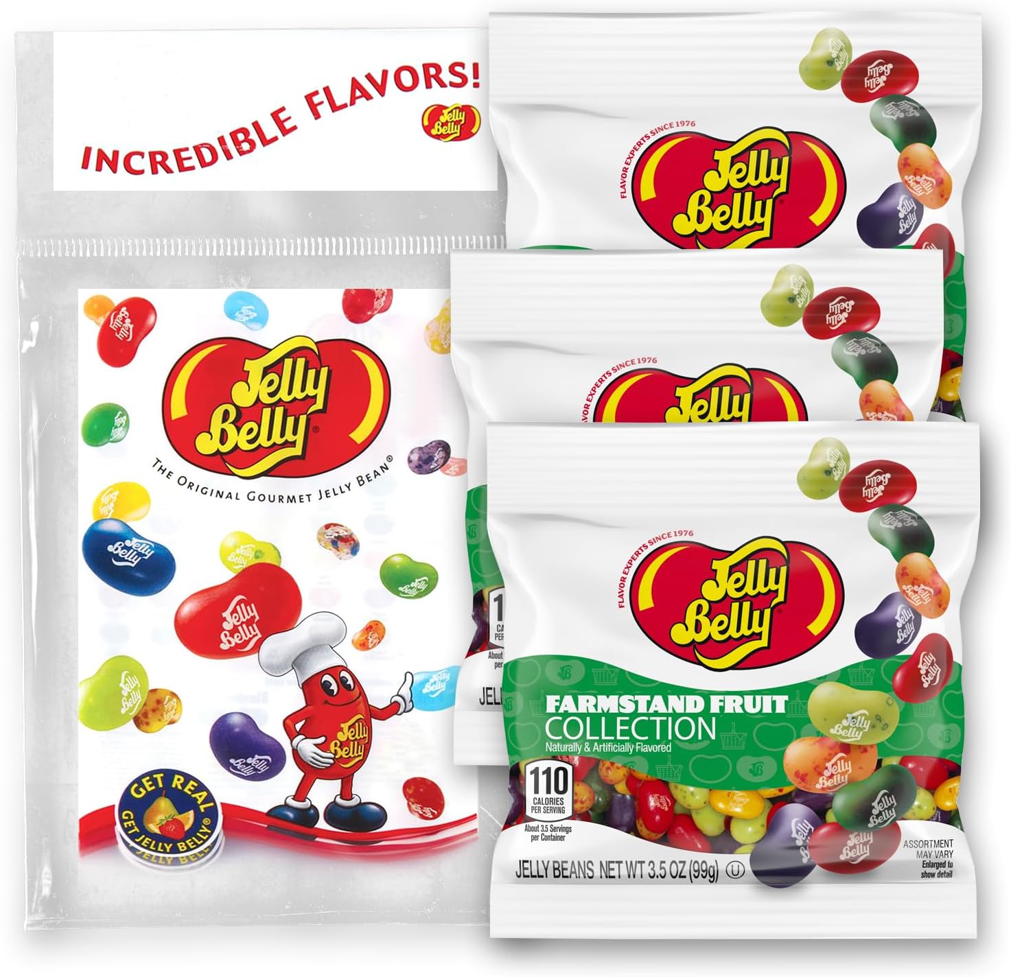 Lyza's Sweets and Treats Jelly Belly Farmstand Fruit Collection front view