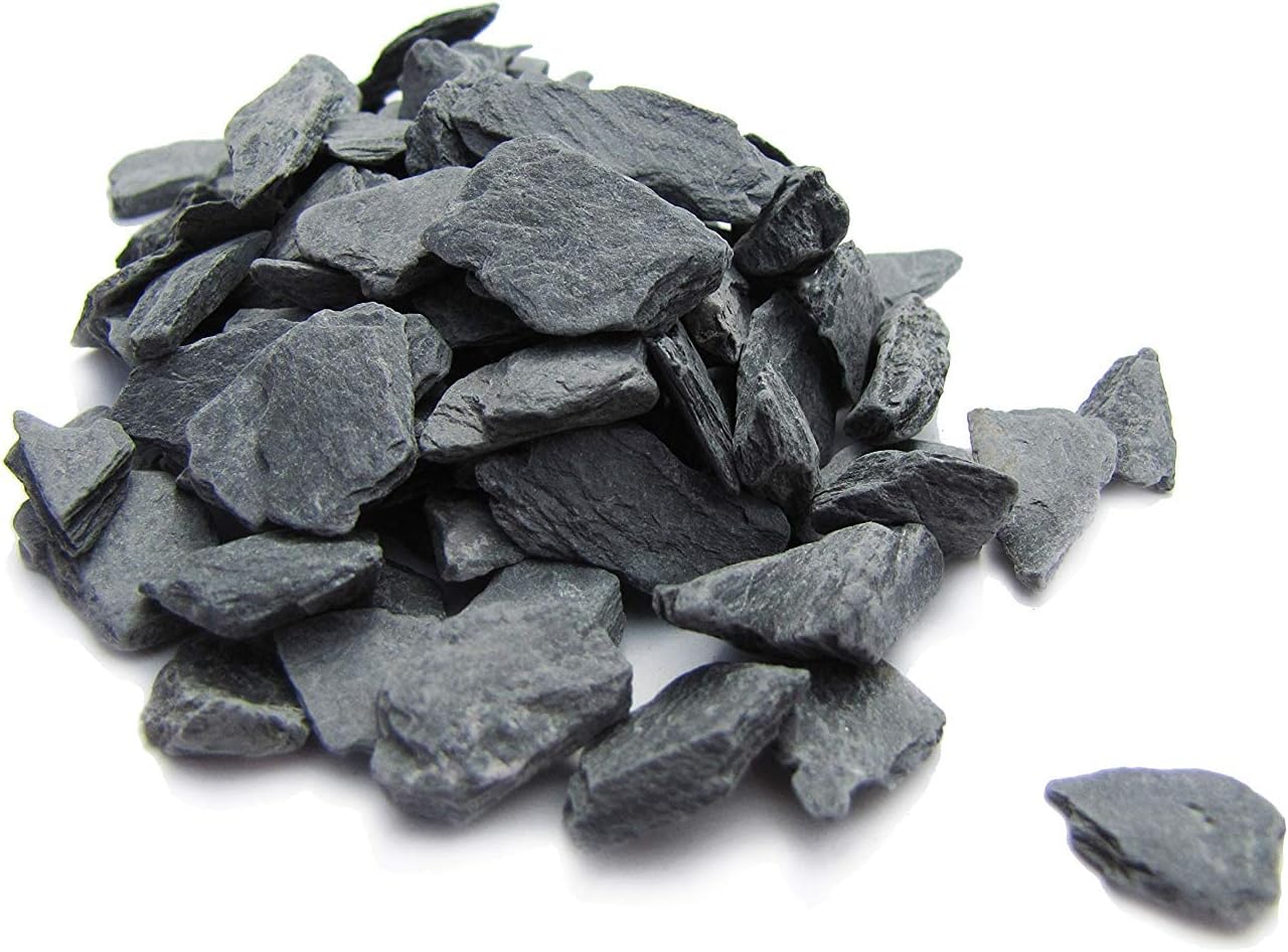 Small World Slate and Stone natural slate gravel front view