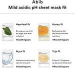 Abib K-beauty mild acidic pH sheet mask set for sebum and oil control
