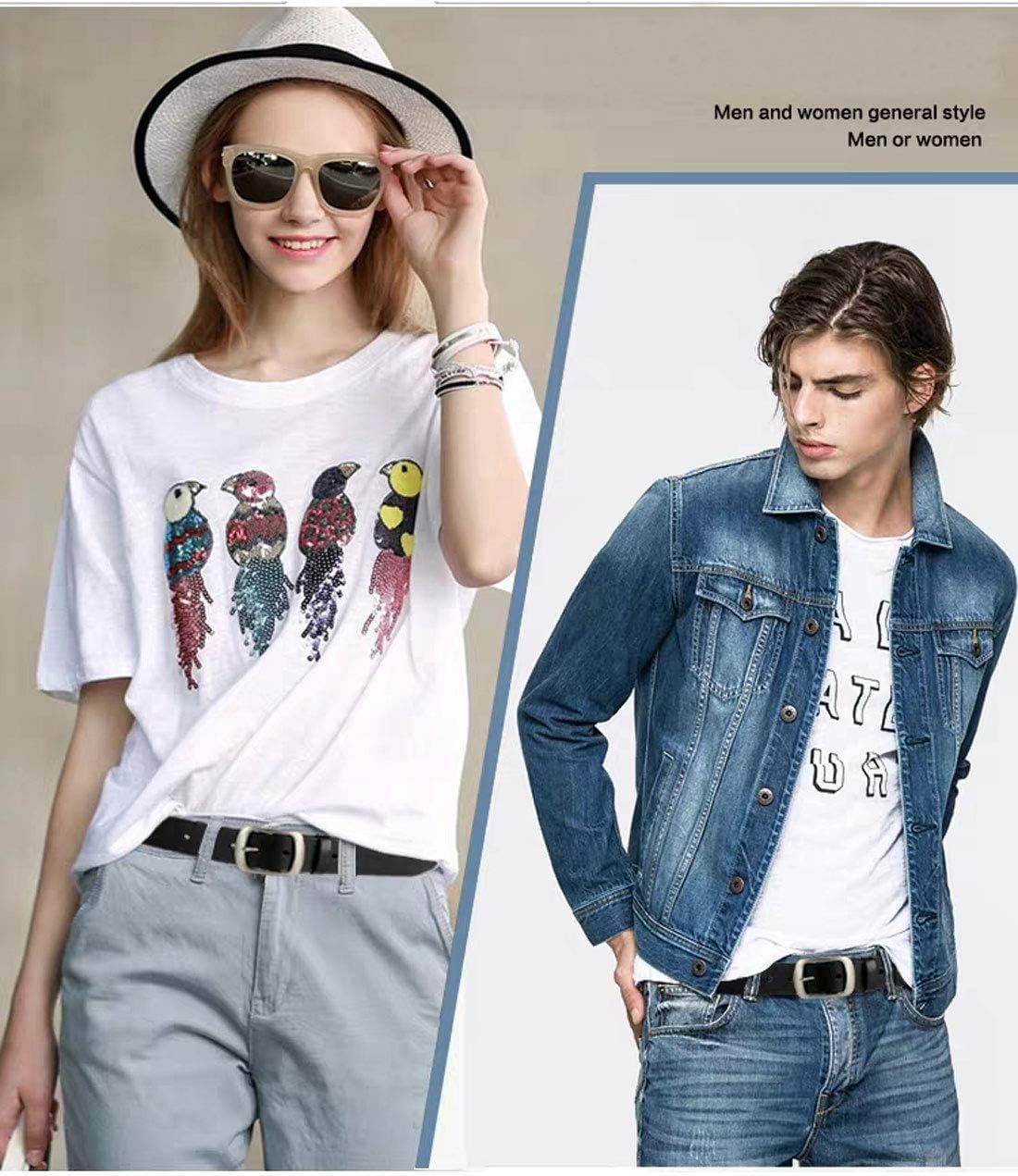 Vonsely soft wide leather belt texture and smooth finish detail.