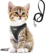 Fida Cat Harness and Leash Set for Walking Kitten and Puppy, Escape Proof Kitten Harness with Breathable Lightweight Soft Mesh, Adjustable Reflective Step-in Design. (XXXS, Green) - Image 11