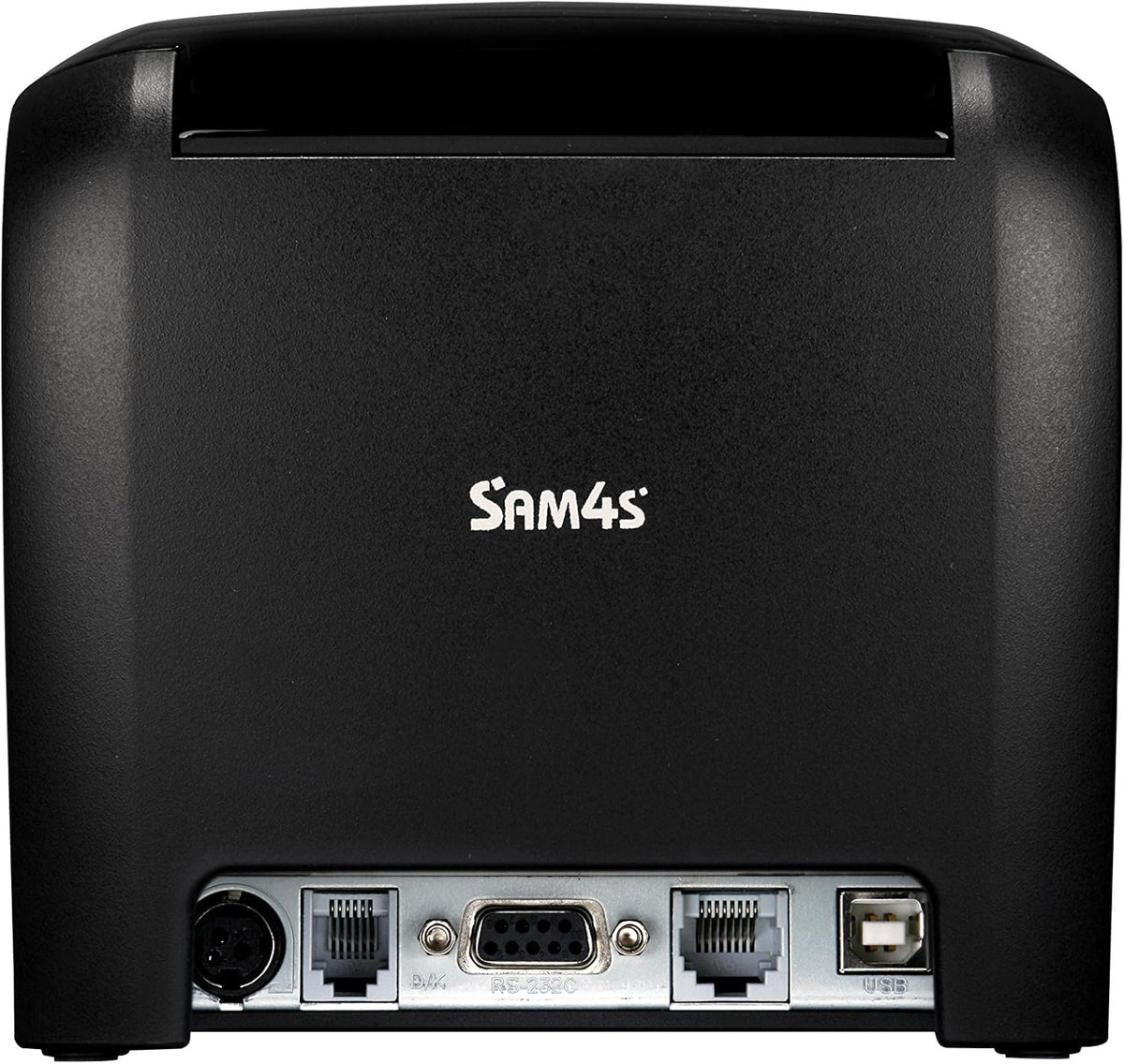 SAM4s GIANT-100 printer top angle showing splash cover