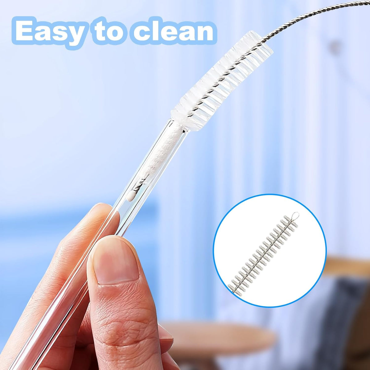 Accessory set displayed with cleaning tool