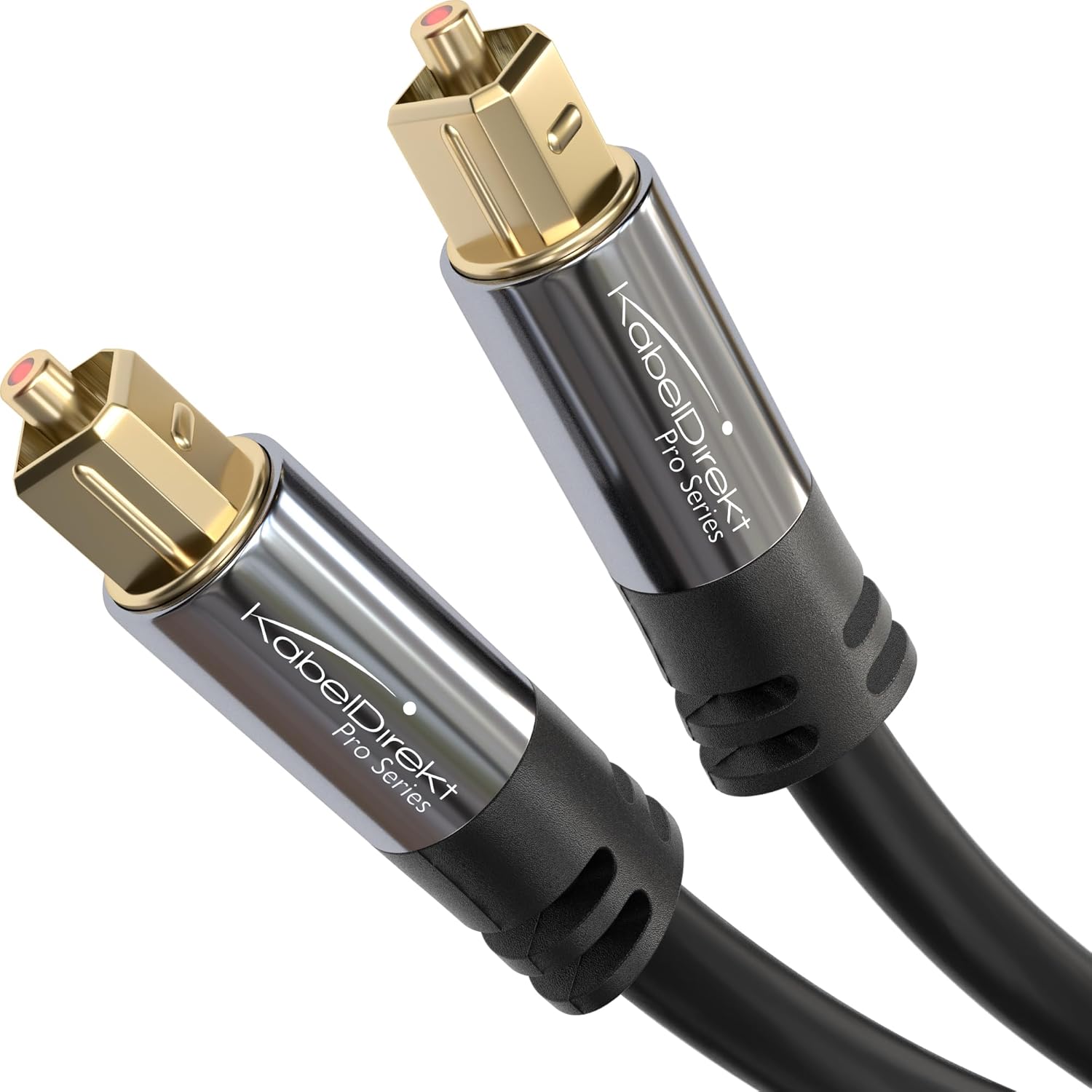 KabelDirekt Toslink optical audio cable 6ft front view
