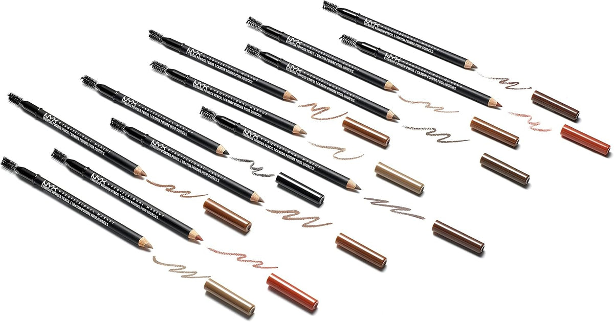 NYX makeup cruelty free eyebrow pencil packaging details