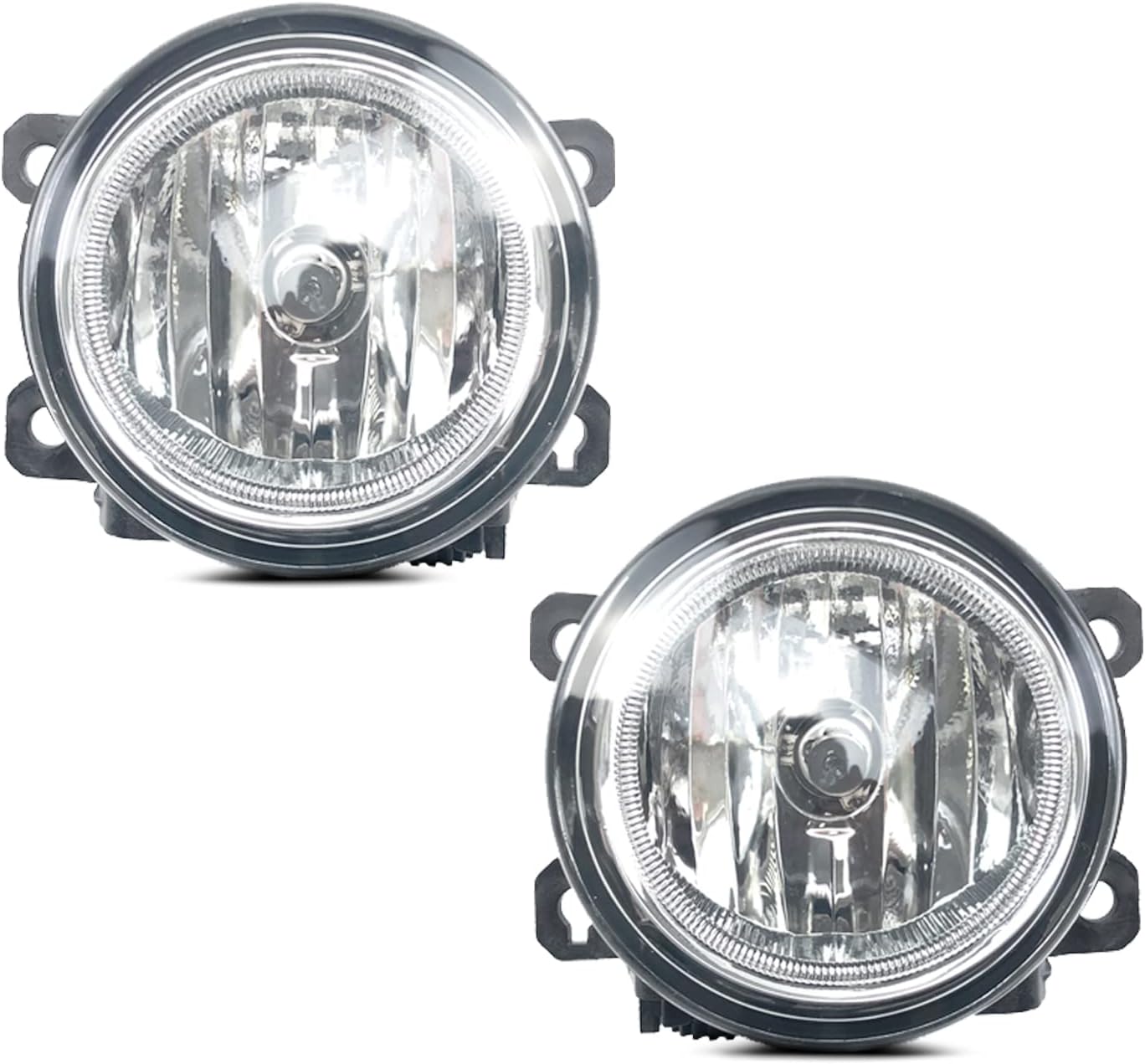Shocklight front bumper driving fog lights assembly showing premium lens kit