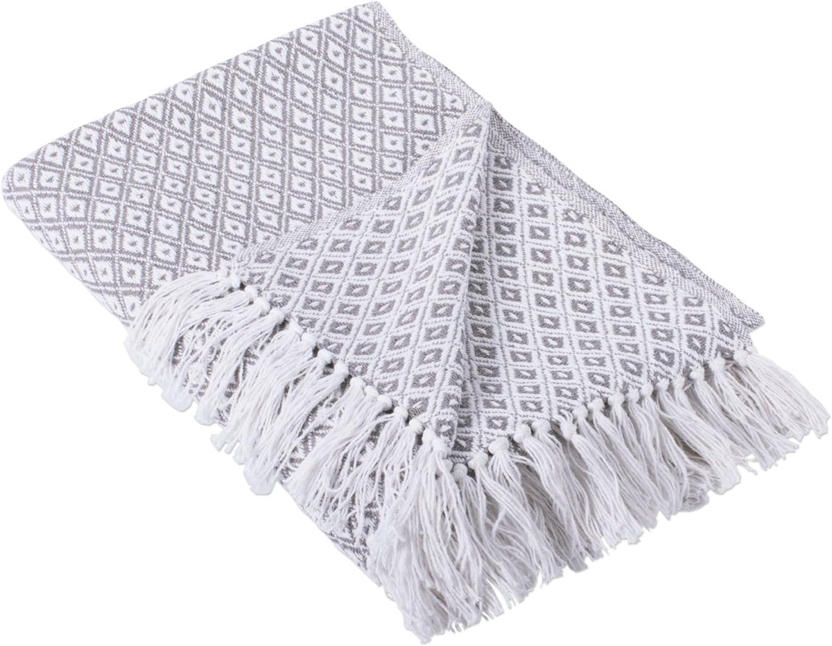 DII Global Mini Diamond Woven Throw, 50x60, Nautical Blue - Image 10