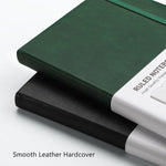 RETTACY black hardcover notebook angled side view