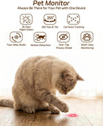 Close up of Aliobc pet camera laser lens