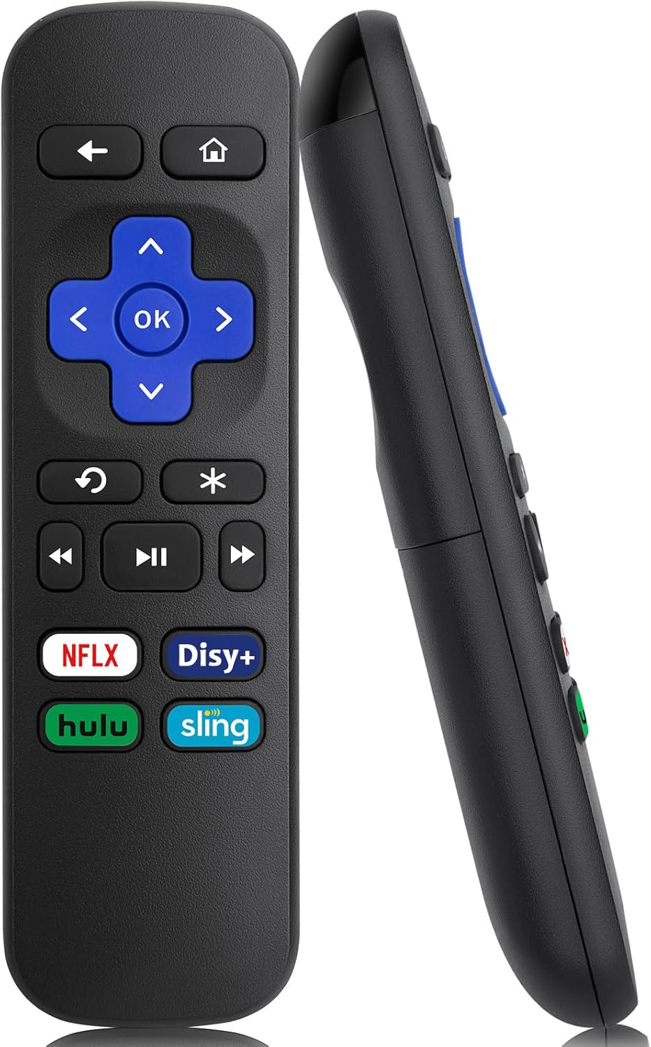 Loutoc universal replacement remote control for Roku front view