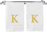 Bare Cotton Monogrammed Hand Towel front view