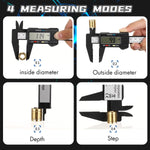 Simhevn digital micrometer showing measurement jaws