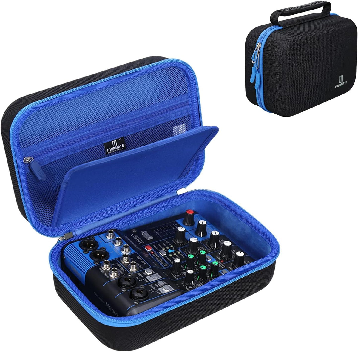 Tourmate protective case packed for travel