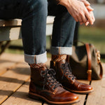 YFINE footwear laces demonstrating water-resistant wax coating