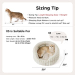 Anti-slip bottom detail of Bedsure round cat bed