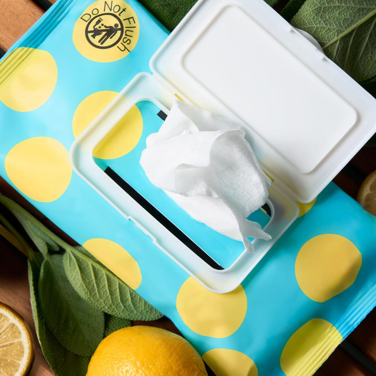 Bliss Lemon and Sage body wipes for post-workout use