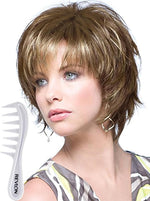 Noriko Sky Synthetic Wig with Wig Lift Comb - Copper Glaze-R - Image 12