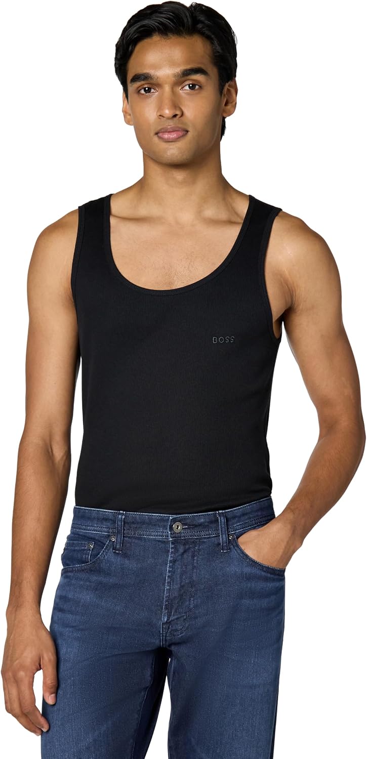 BOSS 3-pack tank top lifestyle flat lay